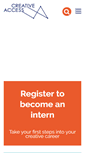 Mobile Screenshot of creativeaccess.org.uk