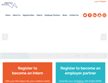 Tablet Screenshot of creativeaccess.org.uk
